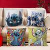 Fashion S-Stitch Personalized Pillow Cover Kids Bedroom Wild Party Decor Pillowcase Kid Birthday Shower Gift