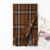 New Autumn and Winter Maillard Scarf Light Luxury and High End Korean Style Tassel Fashion Versatile High End Warm Scarf