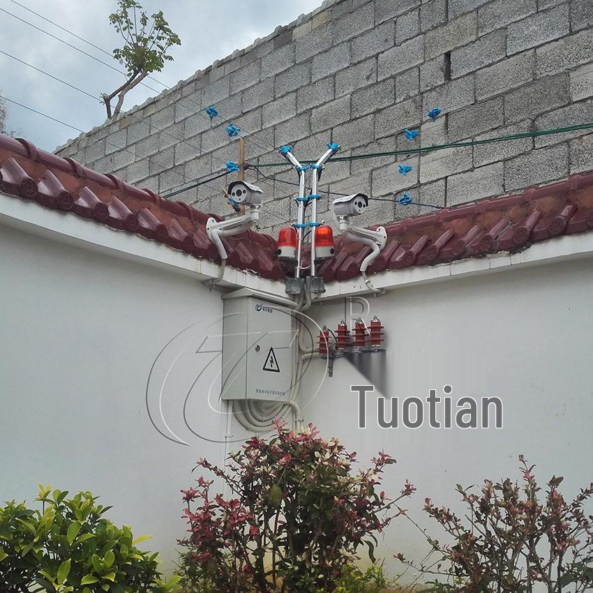 High Voltage Pulse Fence Anti-Theft Alarm System
