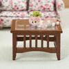 Dollhouse Furniture Mini Wooden Tea Table Dollhouse Miniature Model Doll House Decoration Doll House Accessories 1:12