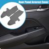 Car Front Door Panel Armrest Cover Interior Door Trims for Hyundai Santa Fe 2006-2012 Gray 1 Pair