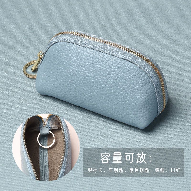 Borsa a sacchetto, portachiavi, portafoglio di grande capacità, borsa in PU, portamonete unisex multifunzionale
