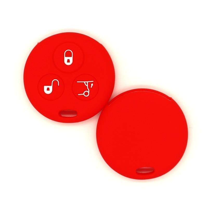 

Suitable for Mercedes-Benz Smart multi-color silicone key case fortwo Smart Elf car key protective soft cover красный