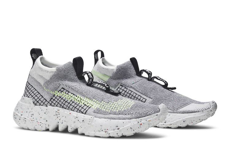 Men's Sneakers Nike Space Hippie 02 Grey Volt Wolf Grey/Black-Volt-Dark Smoke Grey