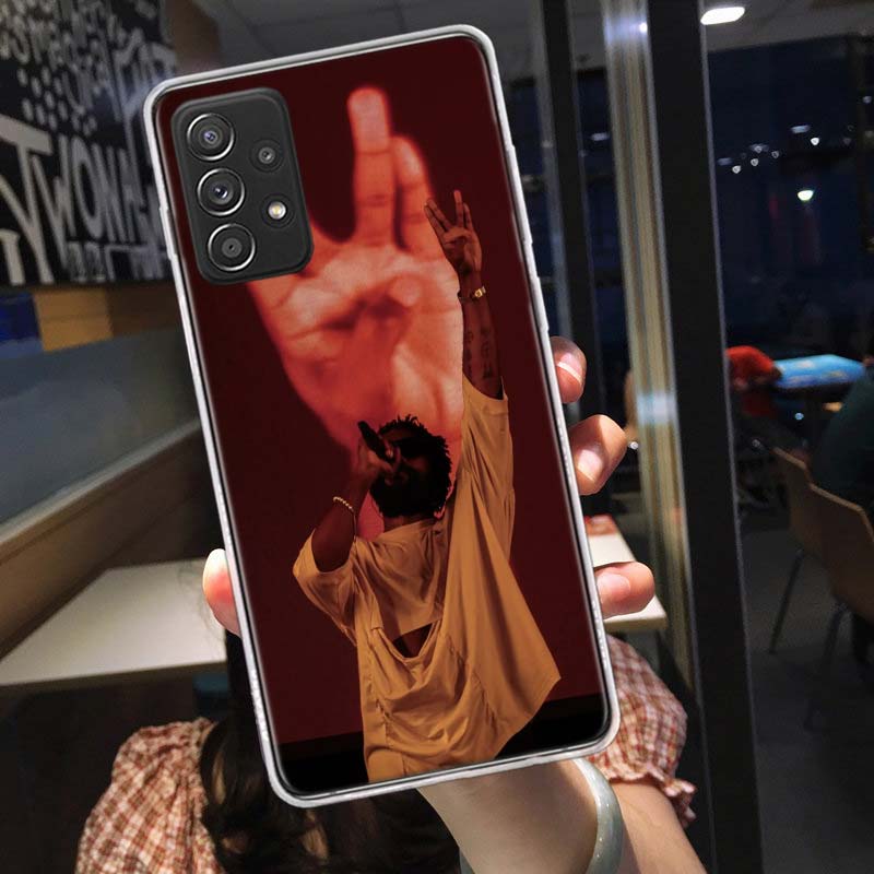 Damso Rapper Phone Case for Samsung A54 A57 A37 A17 A14 A15 A12 A24 A34 A55 A35 A25 A52S A07 A05S A04S A22 A32 A72 Galaxy Note 2