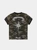 Korean Badblood Vintage Camouflage Short-Sleeve T-Shirt – Women's Niche Sports Casual Hot Girl Top
