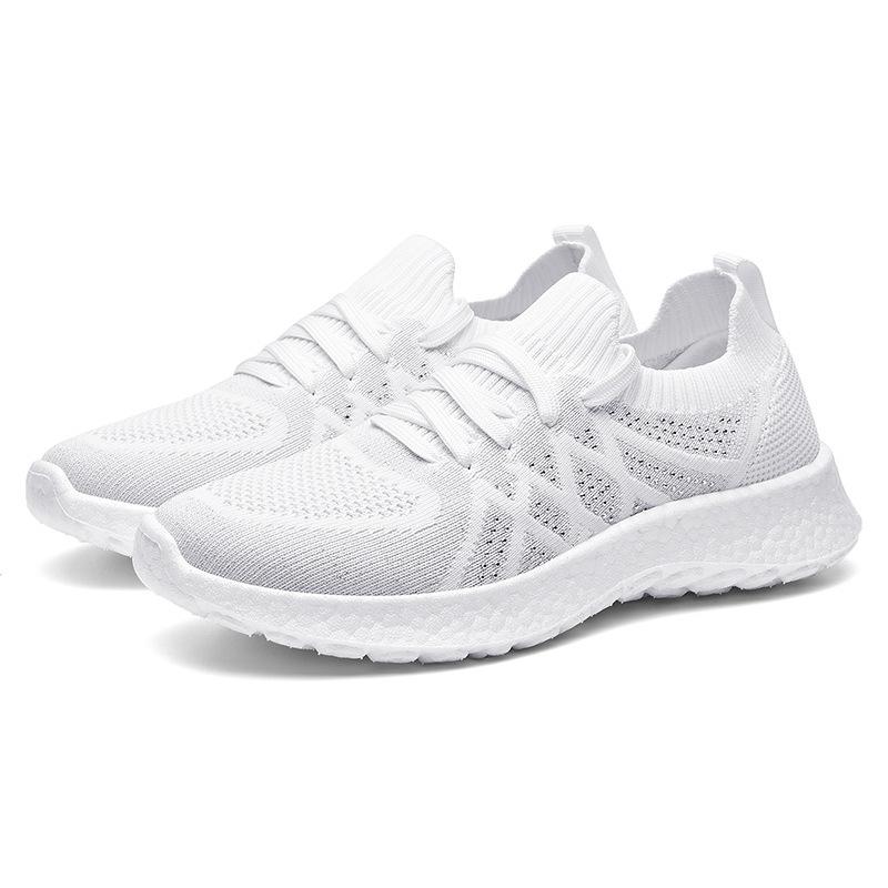 Shoes women's 2021 new foreign trade women's shoes Korean version of casual breathable running shoes breathable soft-soled sports shoes women