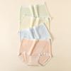 Fenteng Women's High-Waist Antibacterial Cotton Underwear 4-Pack
