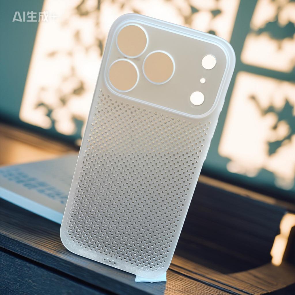 New Breathable IPhone17promax Ice Sensitive Anti Fingerprint Cooling Phone Case Suitable for Apple PP Protection Case