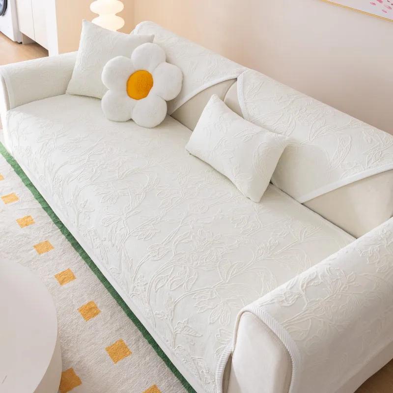 Sofa Cover for Living Room, Couch Slipcover, Protector, Universal Towel for Pets, Kids, Mat, Non-slip