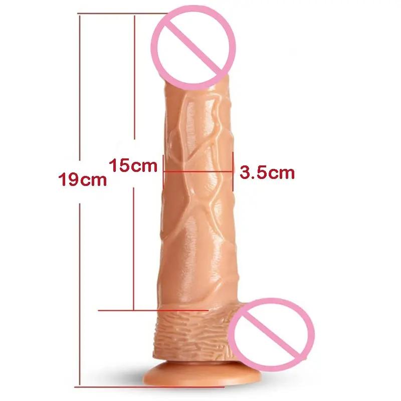 Ultra Large Dilddos Insert Masturbation Supplies Muschie Sexy Woman Cosplay Penile Prosthesis Vibrator Men Boobs