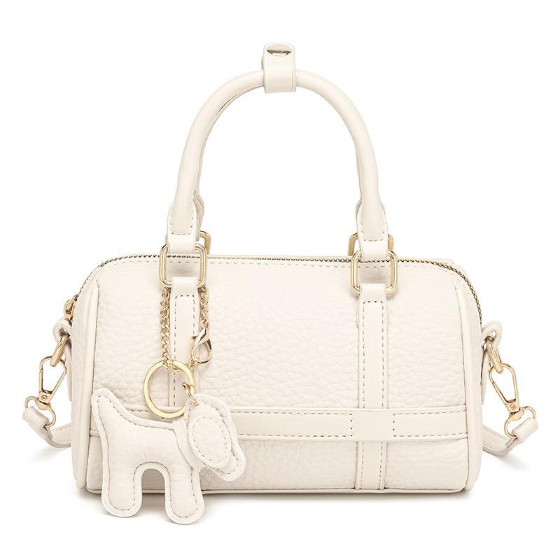 Boston Pillow Bag for Women 2024 Summer New Fashionable Crossbody Soft Leather Shoulder Bag with Unique Design