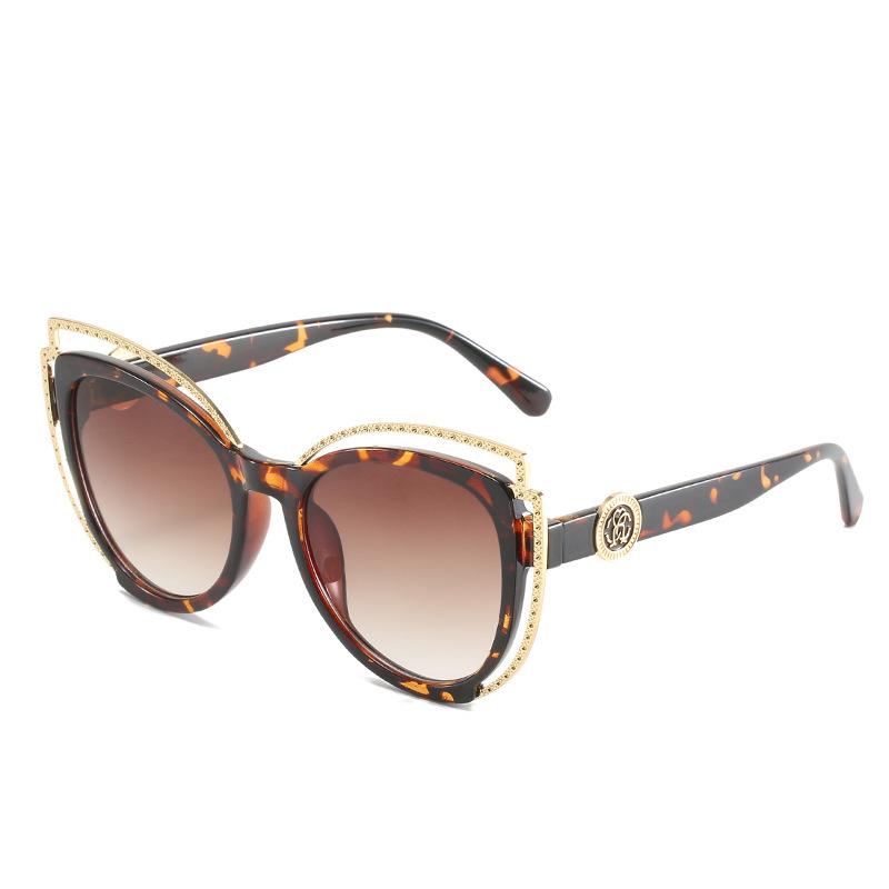 JYL TS Sunglasses Cat Eye Metal Decor Women UV/8316