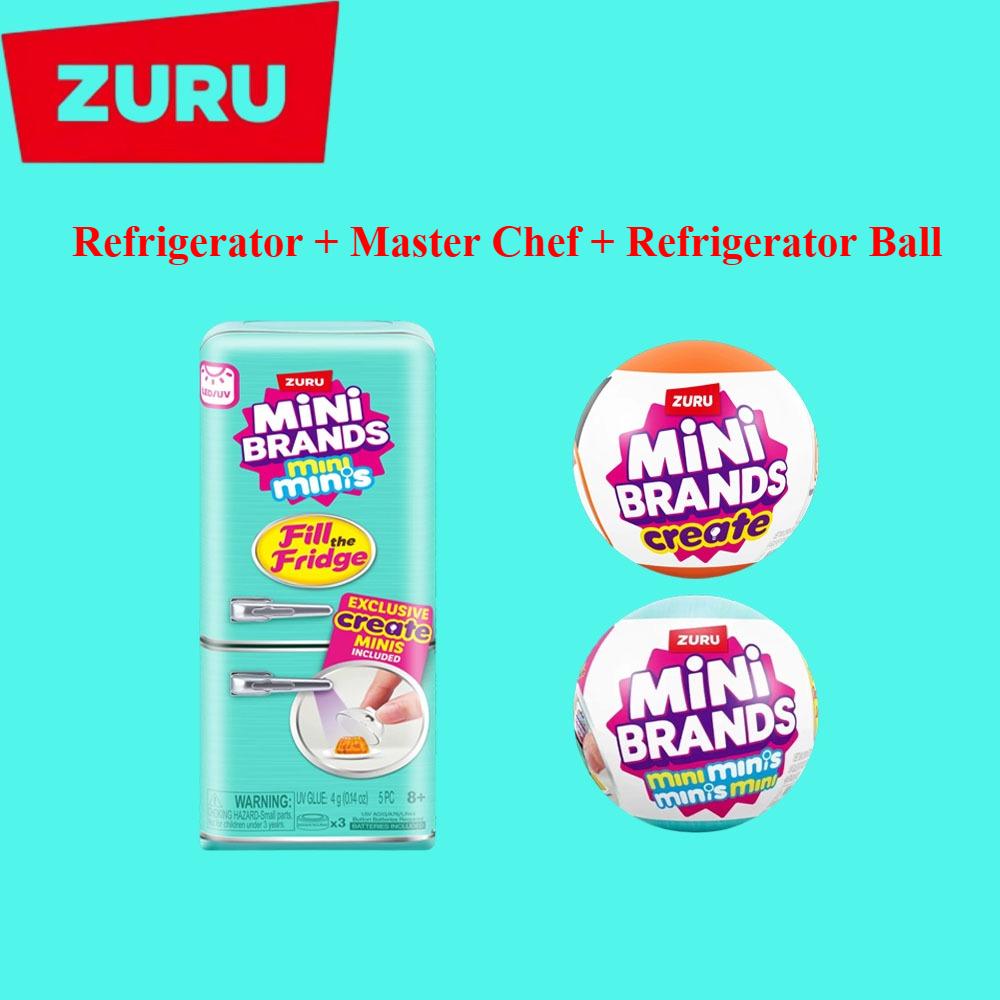 ZURU Mini Brands Mâncare Umple Frigiderul Seria 1 Plauset Brands Casulă de Casă Creând DIY O Bucătărie Mini MasterChef Seria de Mâncare
