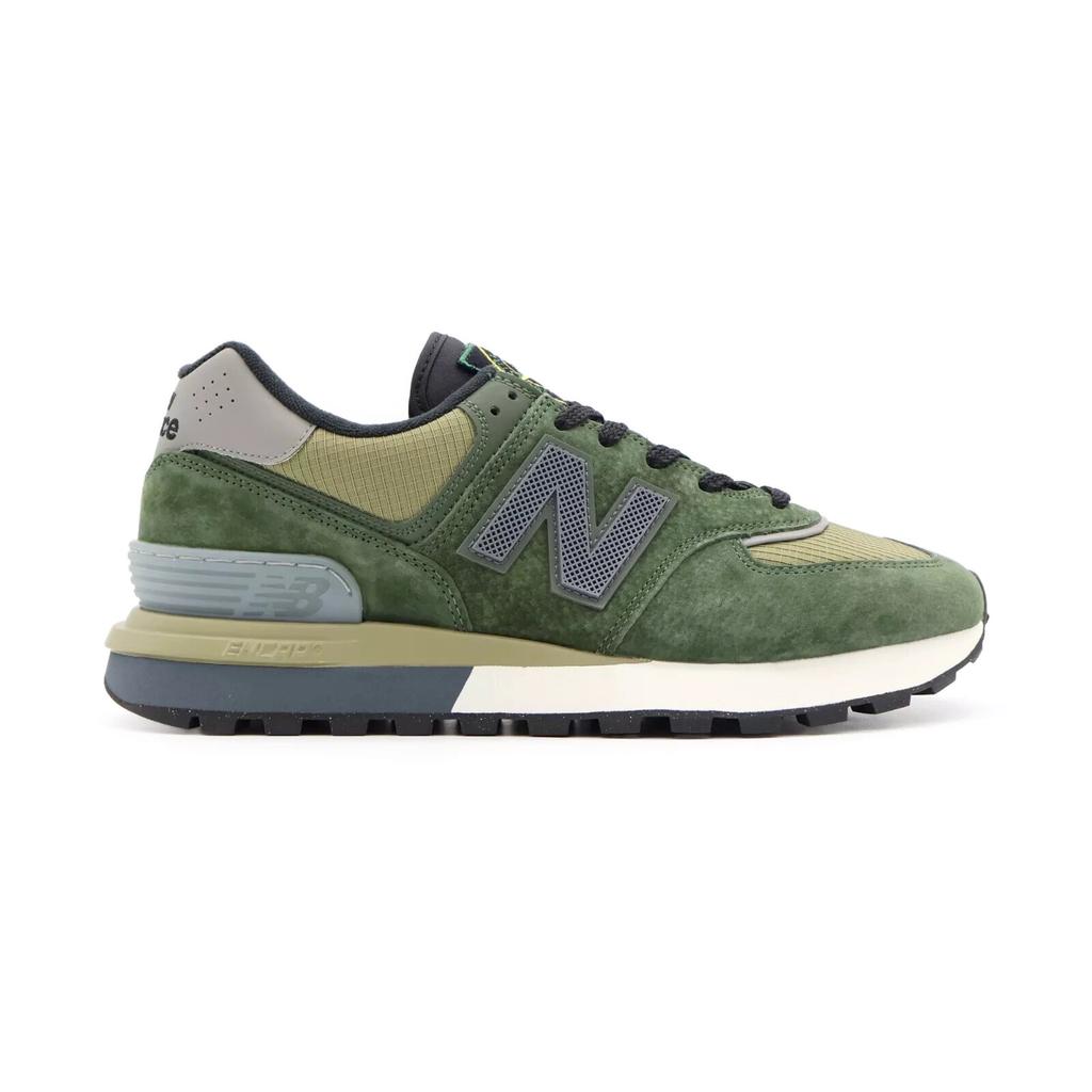 U574LGIL Stone Island New Balance 574 Legacy Koyu Yeşil Haki Kahverengi Gri (Erkeklerin)