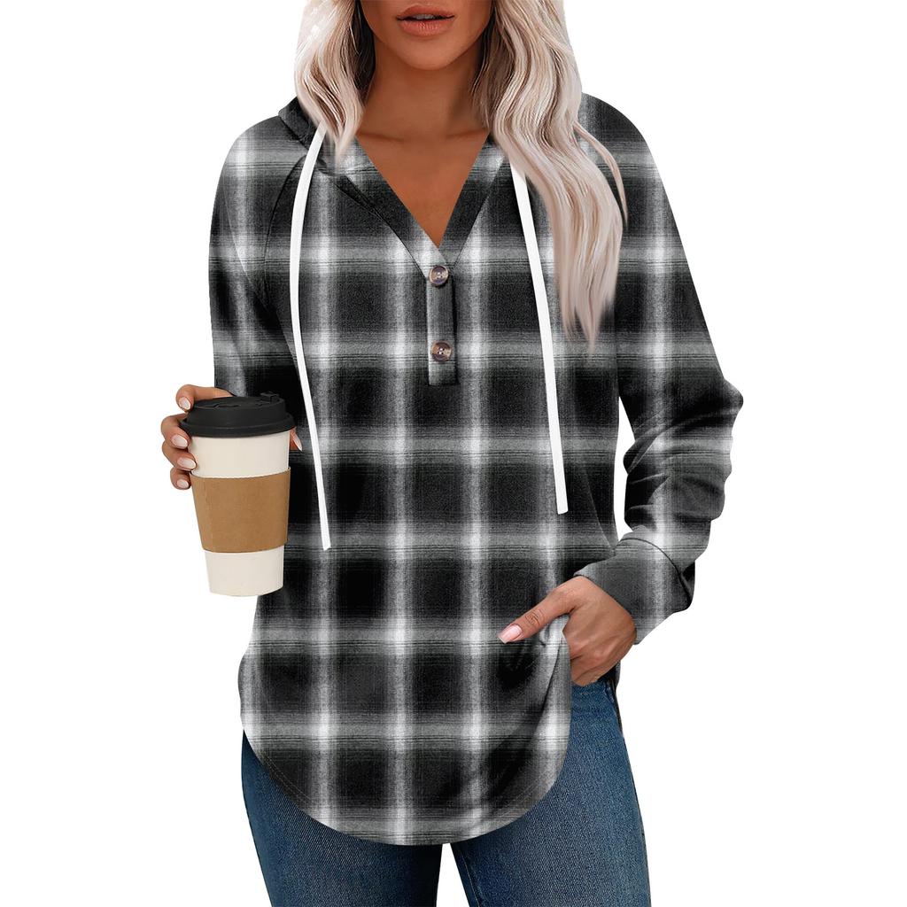 Women's Fashion Women's Lightweight Long Sleeve Pullover With Pockets Preppy Graphic Hoodie