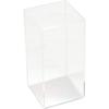 TRUSCO Acrylic Display 100 X 100 X 200 Widely 5-Sided Box, Rectangular, Clear, Mm, Usable, ACB-101020