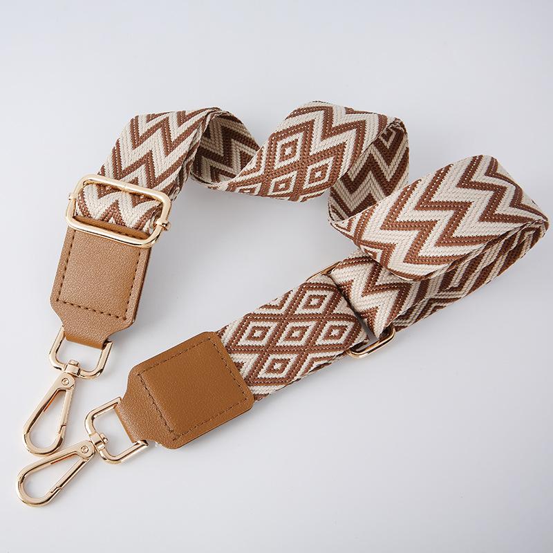 New Bag Shoulder Strap PU Leather Accessories Versatile Multi-color Woven Shoulder Crossbody Fashion Bag Strap Bag Accessories