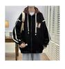 Hooded Casual Baseball Jacket for Teen Boys and Men's 2024 Stylish Outerwear