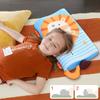 Toddler Bed Pillow Toddler Crib Pillow Breathable Ergonomic Cushion with Animal Pattern for Bedroom Travel Kindergarten Sofa
