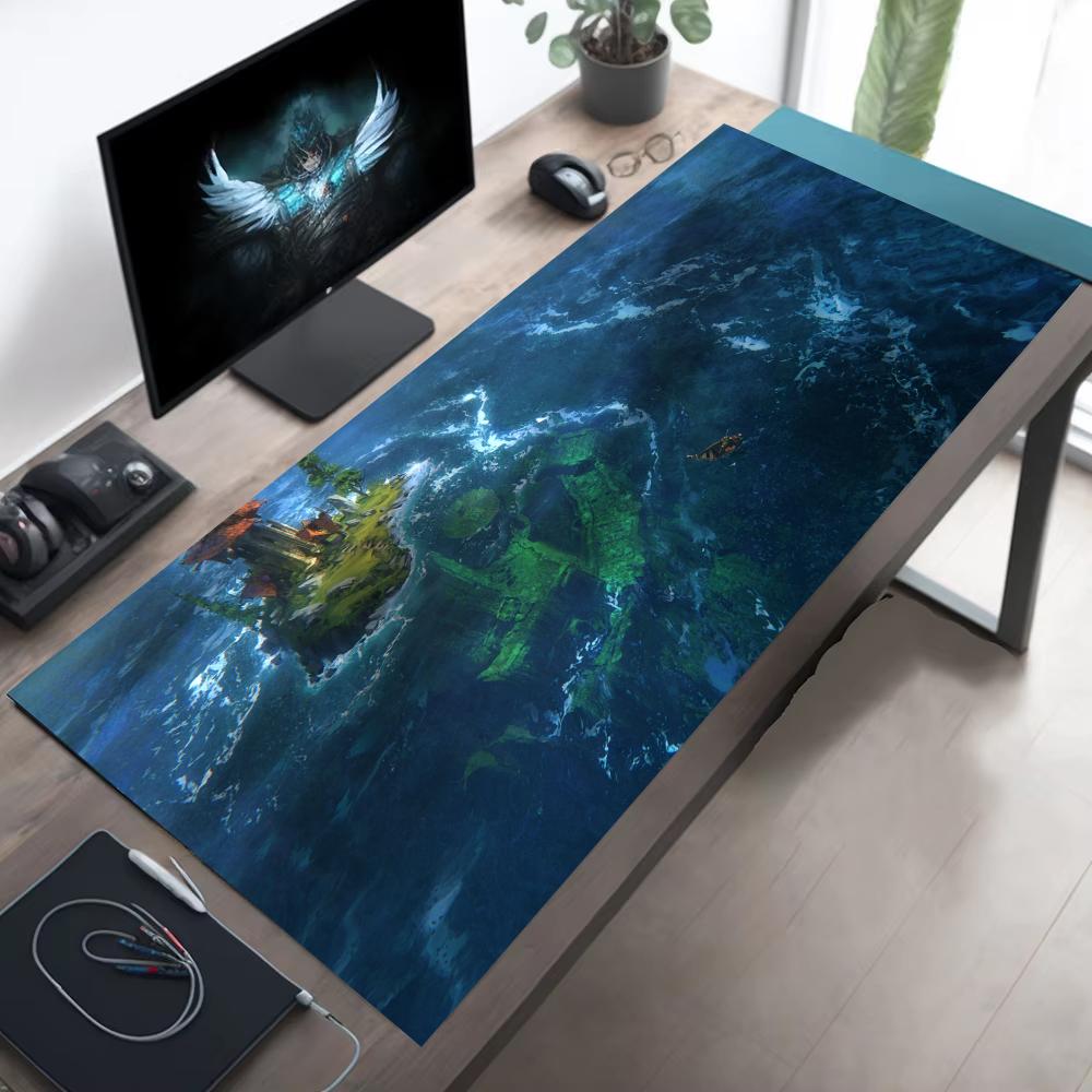 Sea Waves Mouse Pad XXL Large Gaming MousePad Anti-Slip Rubber Saft Deskmat Gamer Office Computer Accessories Extended Desk Mat