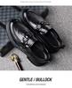 Men's Trendy Breathable Leather Slip-On Shoes: Versatile, Fashionable, and Comfortable for Business or Casual Wear