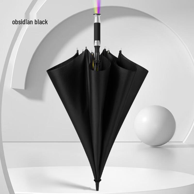OIMG Прямой зонт с 8 ребрами, двойной слой, с ручкой-фонариком