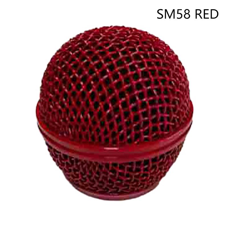 Microphone Replacement Head Steel For Sm58 Q7 Mesh Handheld Microphone Grill Mesh Head Fits Shure Beta 58A