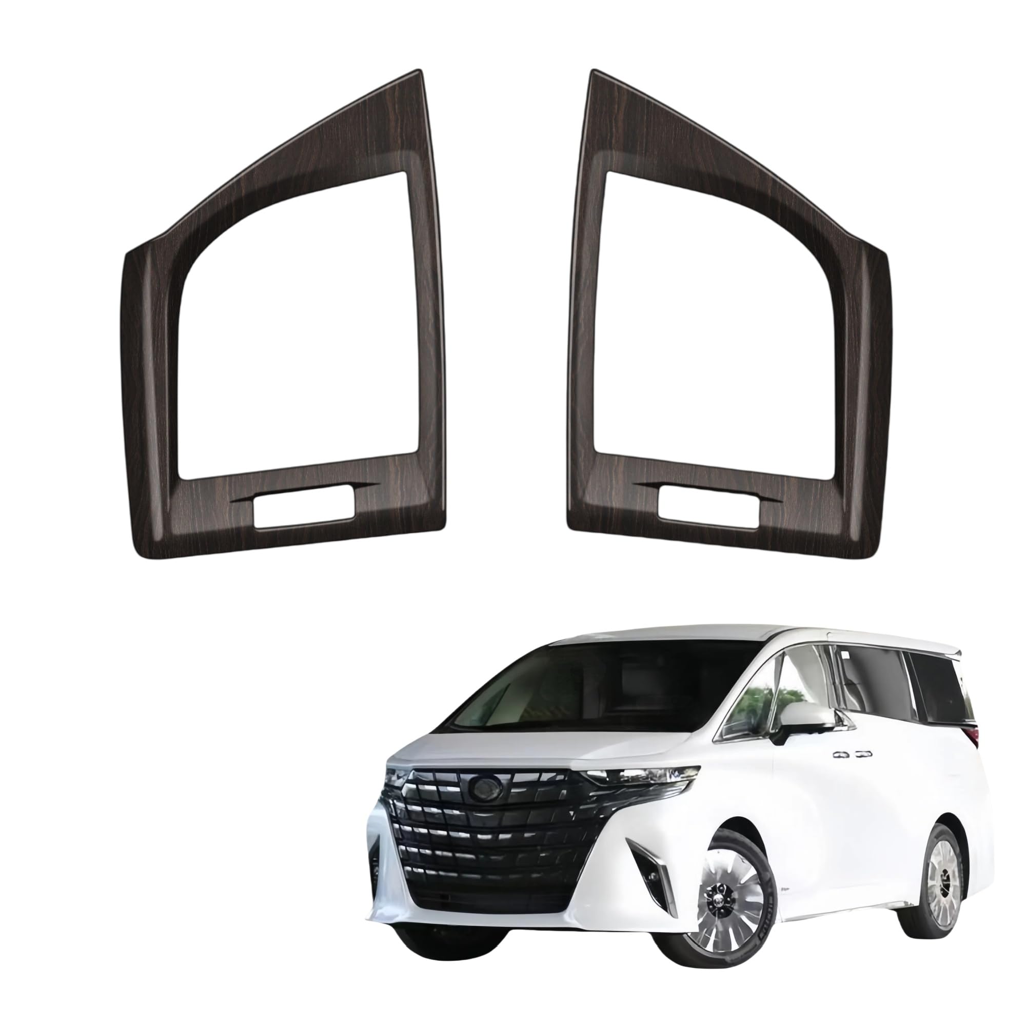 Kylorune Совместимо с Новым Vellfire Серии 40 Alphard Товары Аксессуары Детали Панель Вентиляции Накладка 100mm