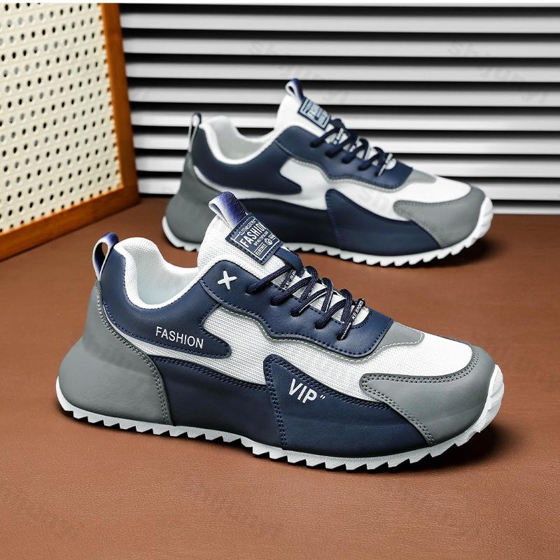 Chunky Men Sneaker Plus Size 45 46 47 48 Sport Shoes Fashion Mesh Breathable Casual Shoes Increased Internal Platform Shoes