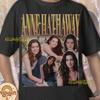 Anne Hathaway Collage Retro T-and Kids Tshirt, Vintage Bootleg Style Tee