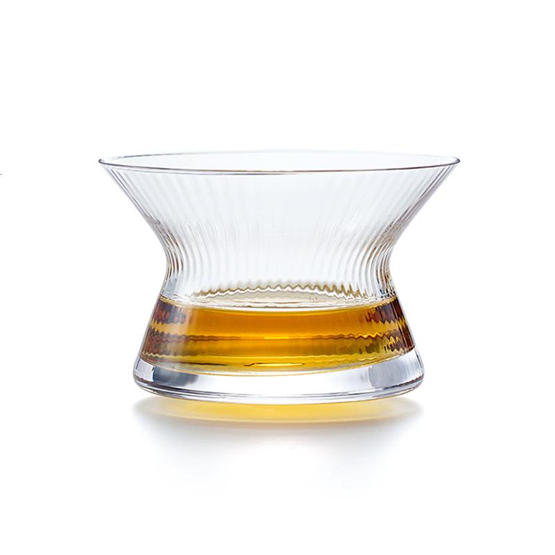 Japanese Edo Kiriko Whiskey Spin Glass Neat Bowl Collection Crystal Limited Wooden Gift Box Whisky Cup Cappie XO Brandy Snifter