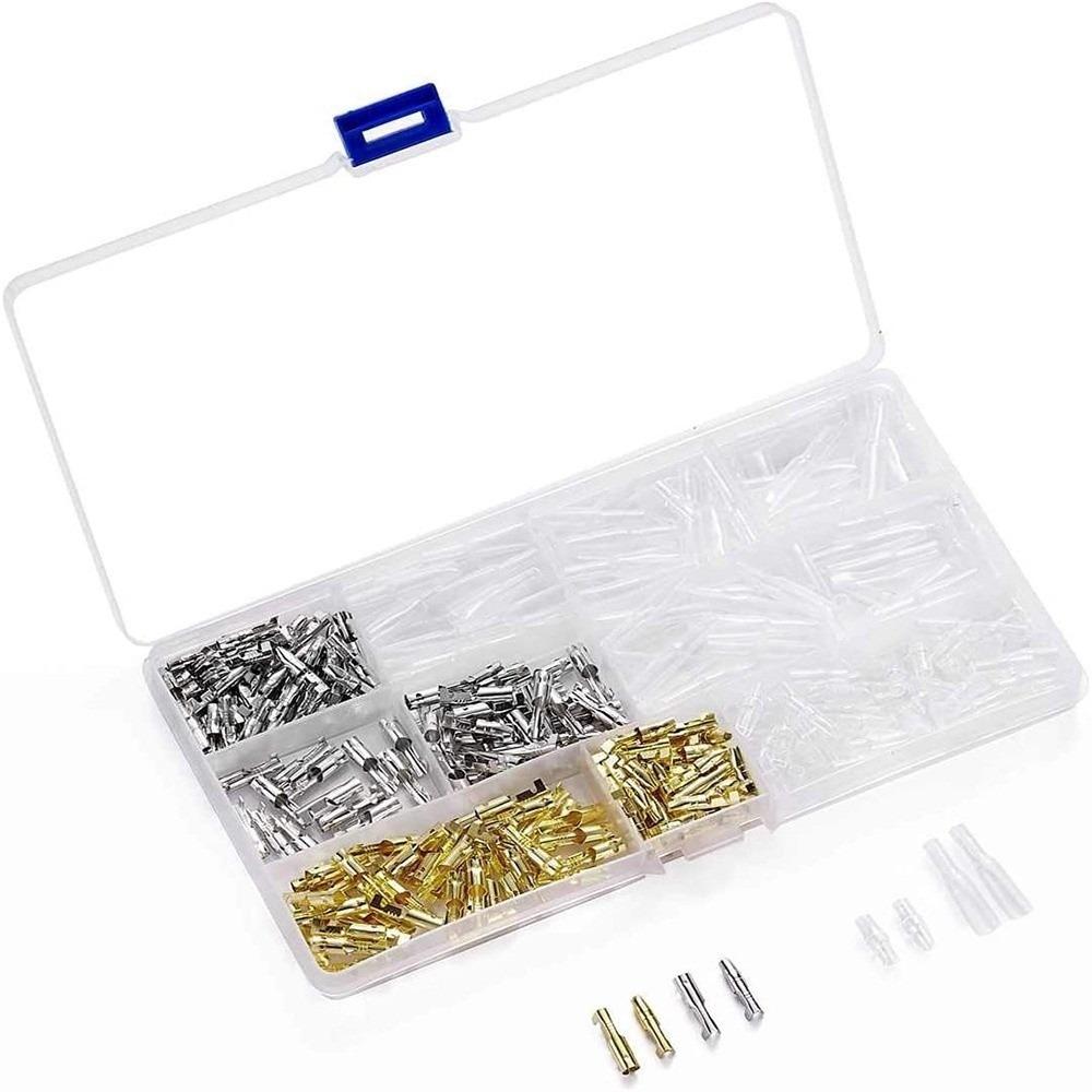 

Bare Nose Lugs Crimp Terminals Tinplate Circular Crimping Terminal Electrical Connection 400pcs