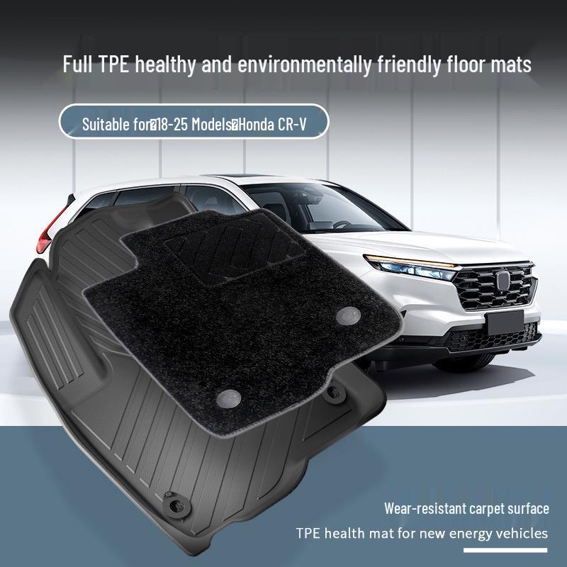 All-Weather TPE Floor, Seat Back, and Trunk Mats for 2018-2025 Honda CR-V
