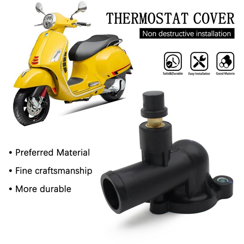 Ac29-Motorcycle Thermostat Cover Cooling Thermostat Cover Forvespa GTS250 GTS300 Motorcycle Accessories