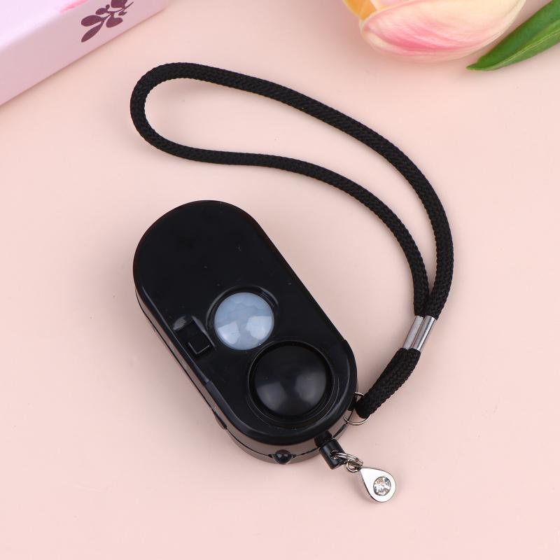 

1Pc Portable Mini Motion Detector Alarm 120Db Siren Sos Flashlight Led Light Security For Travel Home Kids Safe Personal Alarm