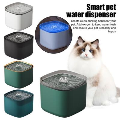 3L Cat Water Fountain Automatic Pet Water Fountain with Filtration System Silent Water Dispenser Cat Waterer for Pets