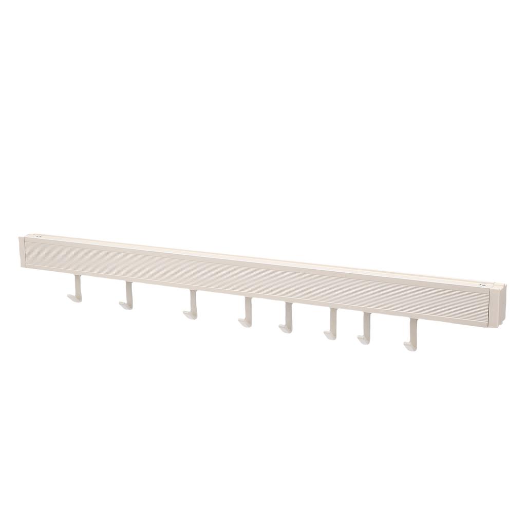 Wall Mounted Clothes Drying Rack Aluminum Retractable Folding Clothes Hanger Rack with Adhesive for Laundry Balcony Bathroom