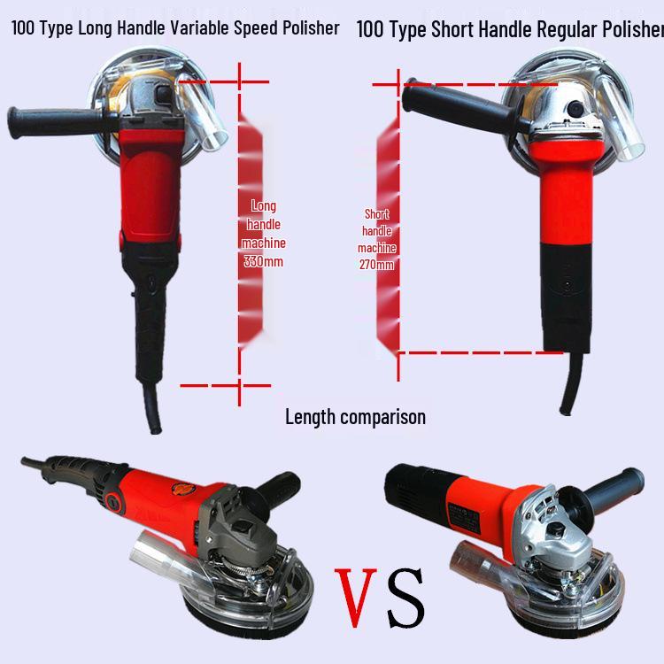 4-5" Angle Grinder Dust Collection Cover for Concrete & Fiberglass Grinding