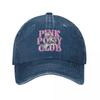 Cappellino da baseball rosa Chappell Roan Pink Pony Club alla moda per uomo donna, cappello snapback lavato effetto invecchiato, cappellini per il tour Midwest Princess 2024
