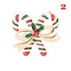 Merry Christmas Xmas Jewelry Enamel Brooch Santa Claus Hat Badges Pin Christmas Wreath Bells