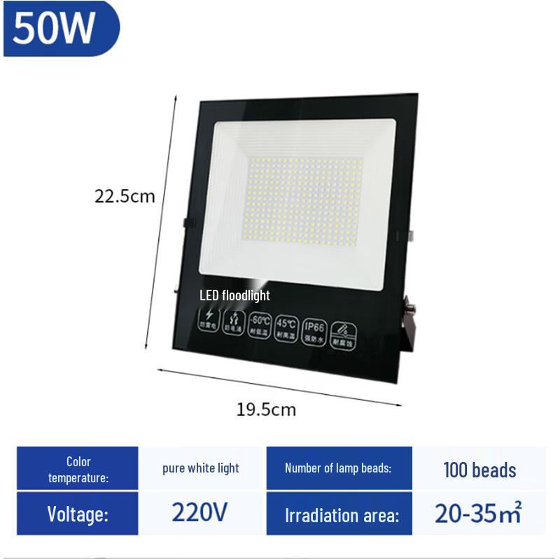 High Power LED Outdoor Waterproof Square Floodlight