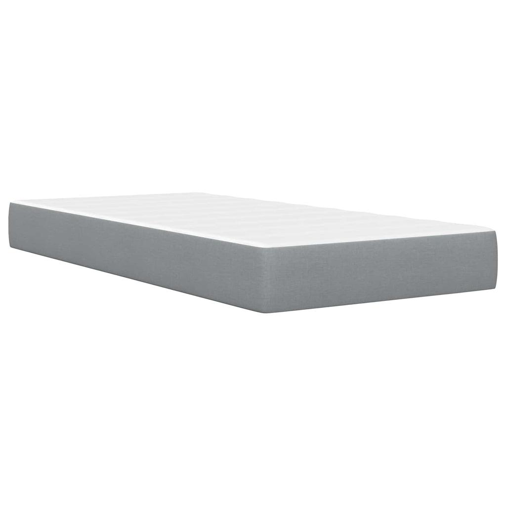 Bed Frame Light Grey 80 x 200 cm Polyester