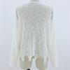 IHUASU Women's Autumn and Winter Knitwear V-neck Knit Bottom Light Loose Top