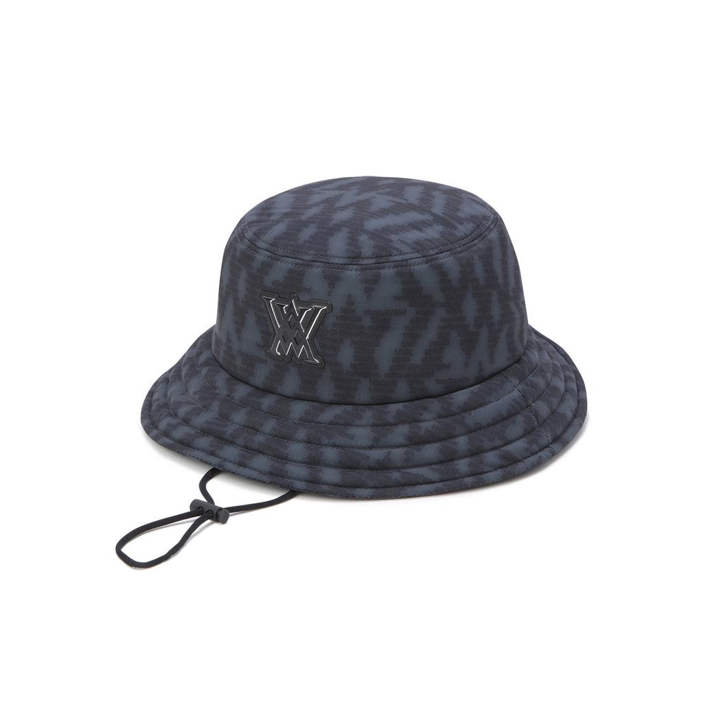 ANEW GOLF Uni Logo Pattern Hat_Bk