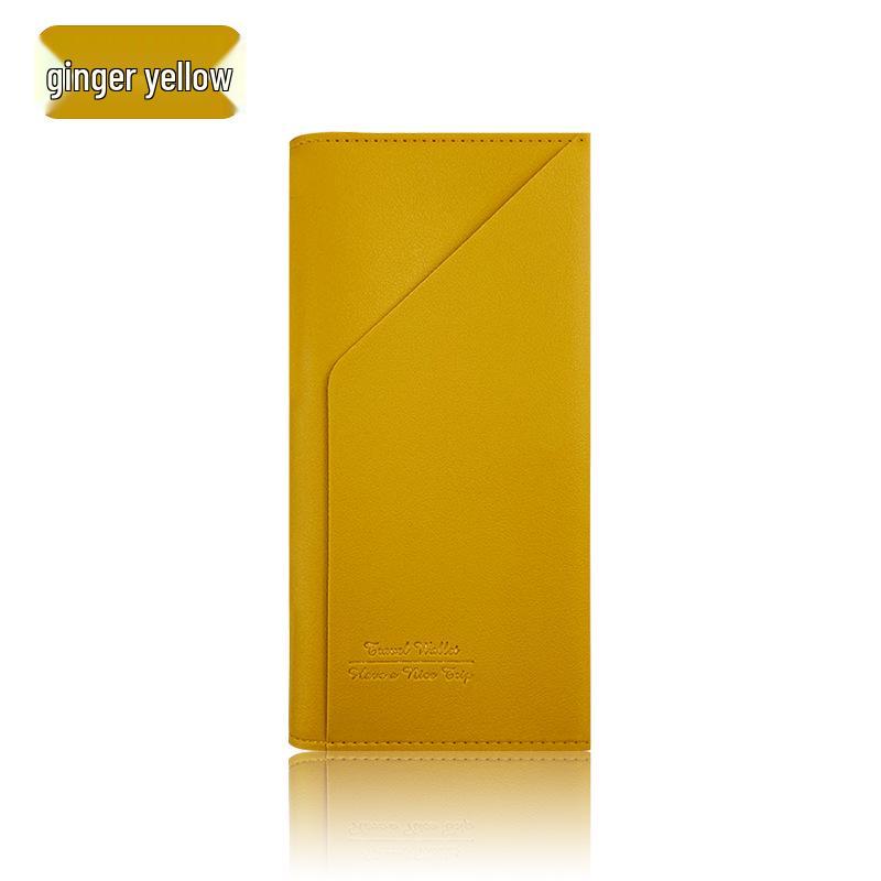 In-Stock Customizable PU Leather Travel Document Bag & Multi-functional Passport Holder