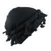 Trendy Youth Tassel Hat Adjustable Teen Hat Breathable Turban Headscarf Hat for Casual and Outdoor Activity