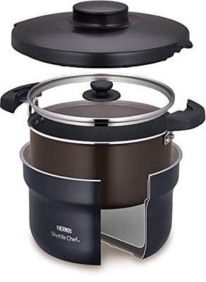 Thermos KBJ-3001 CGY Vacuum Insulated Cooker Shuttle Chef 0.9 gal (2.8 L) (3
