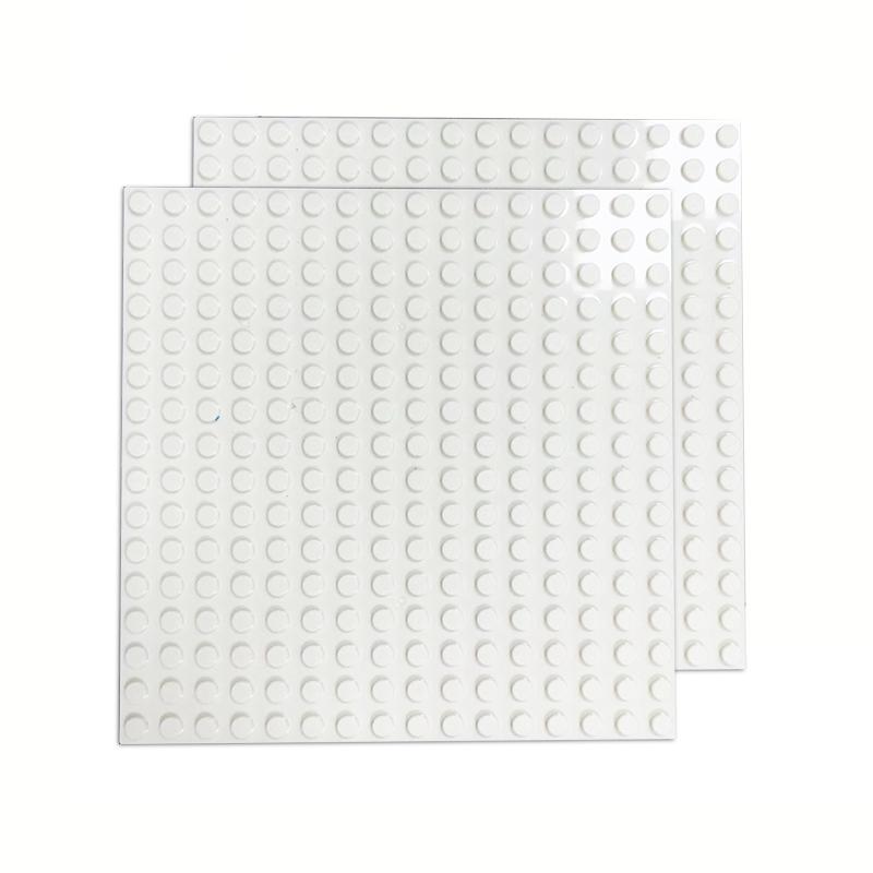 2PCS 16X16 Dots Small Particle Compatible DlY Building Blocks Baseplates BricksEducational Assemblage Base Plates Toys for Kids