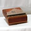 34-Key Chromatic Kalimba Double-sided C Major B Major Solid Wood 13cm x 18.5cm